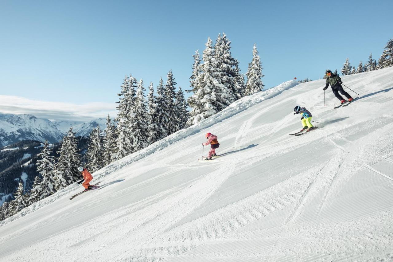 Alpenparks Chalet & Apartment Steve Lodge フィーホーフェン エクステリア 写真
